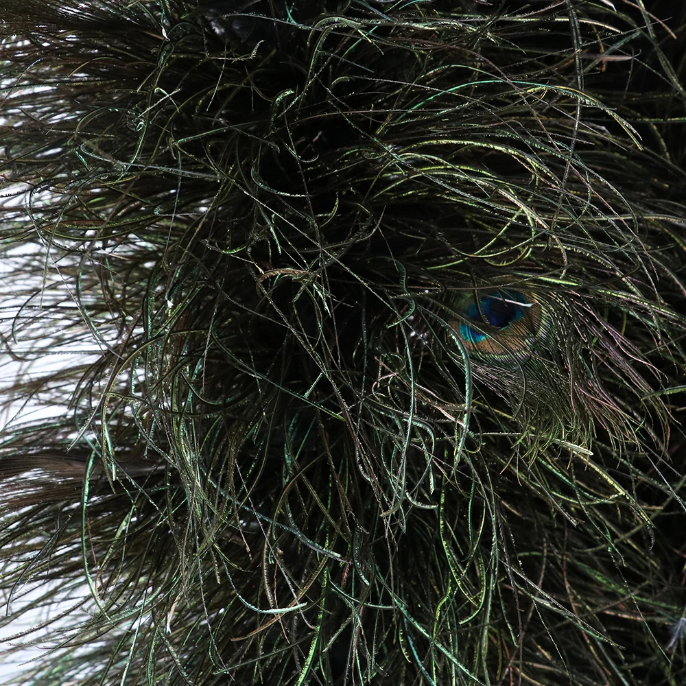 Шаль из перьев павлина 2 м/1 шт. | Дом и сад