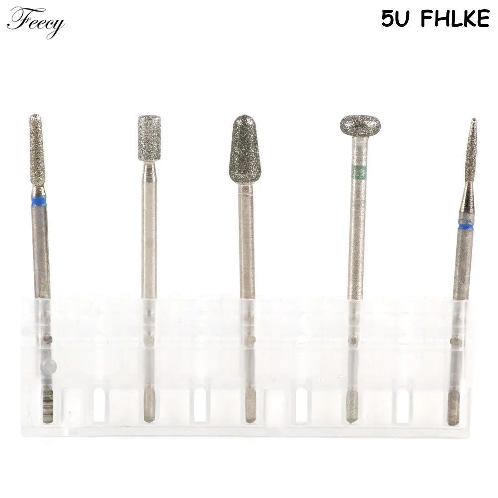 S05-5U-FHLKE Алмазная фреза для маникюра, электрическая вращающаяся фреза для ногтей, фрезы для маникюра, фрезы для ногтей, фрезы для педикюра, кутикулы - Цвет: S05-5U-FHLKE