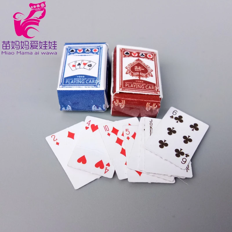Аксессуары для мини-сигарет игральных карт кормления куколка на карандаш