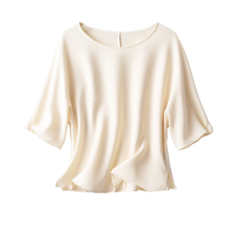 

SHUCHAN office lady blouse and shirt women 2021 summer tops with short sleeve woman clothing new