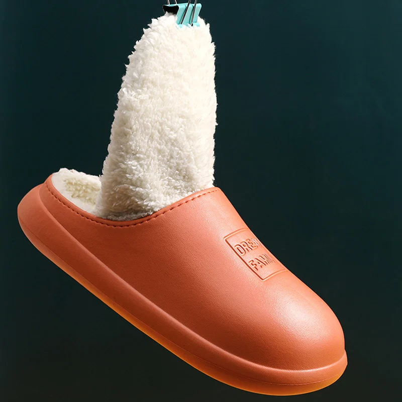 2021 водонепроницаемые Нескользящие домашние мужские тапочки Сезон осень-зима