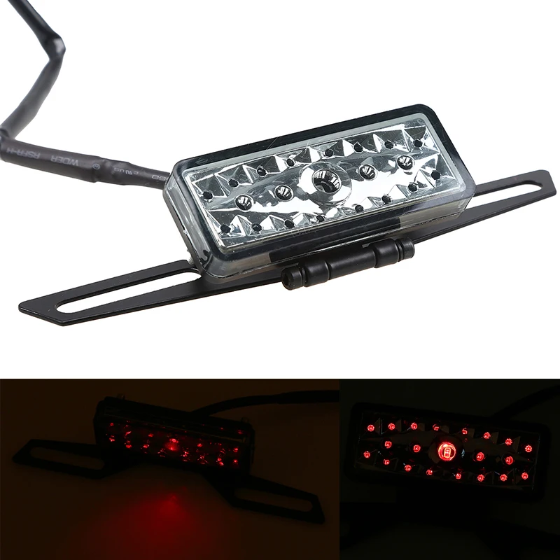 Задний светодиодный фонарь POSSBAY для мотоцикла со встроенным тормозным сигналом