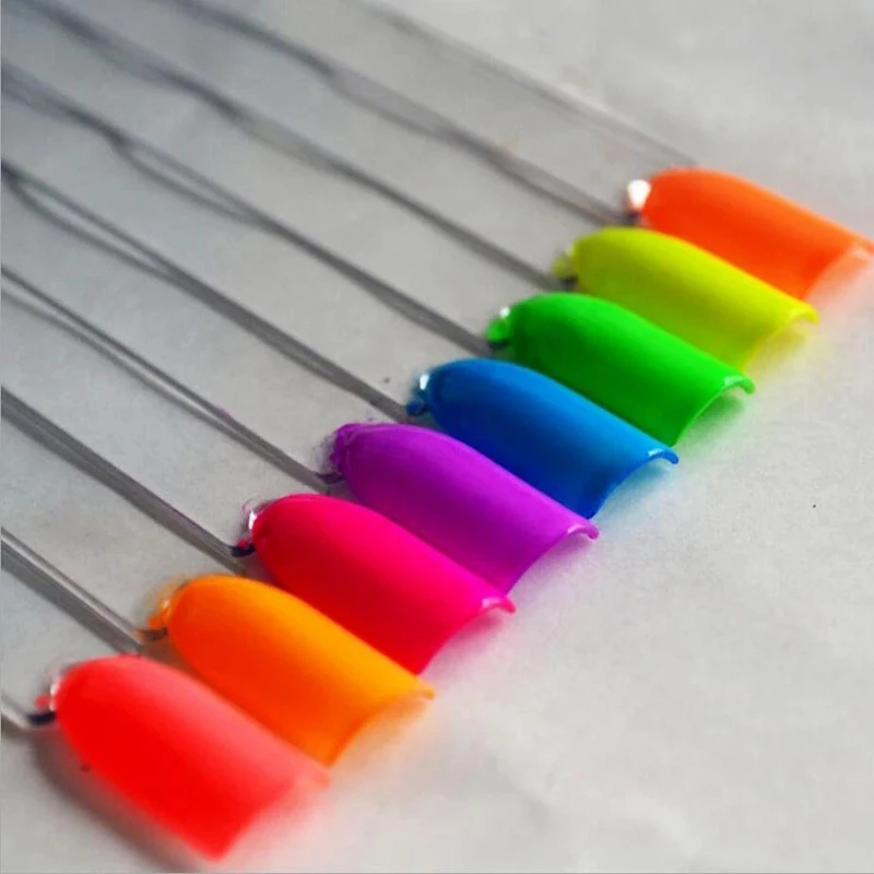 

Nail Glitter 6 Color Series Fluorescent Powder Box Set Paint Laser Glue Phototherapy Nail Bright
