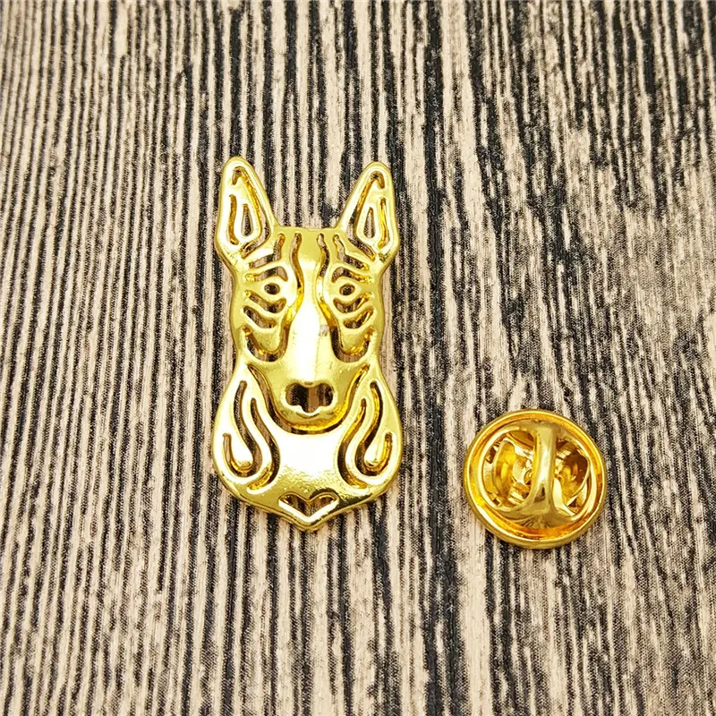 LPHZQH оптовая продажа трендовые собачьи броги и булавки для питомца Бультерьера