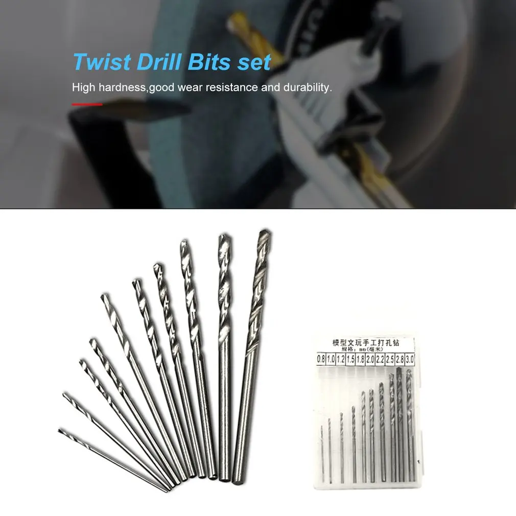 Быстрорежущая сталь Кобальт мини сверло набор прямой хвостовик отверстие