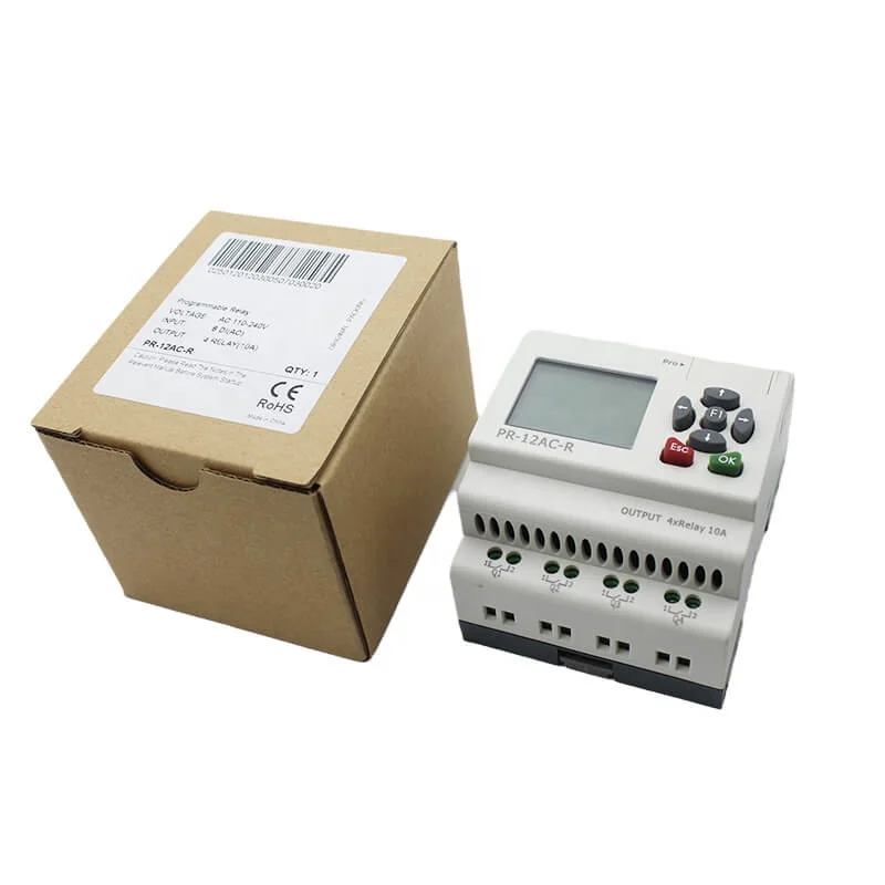 

PR-12AC-R PLC 4 relay 14V 8DI AC110-240V