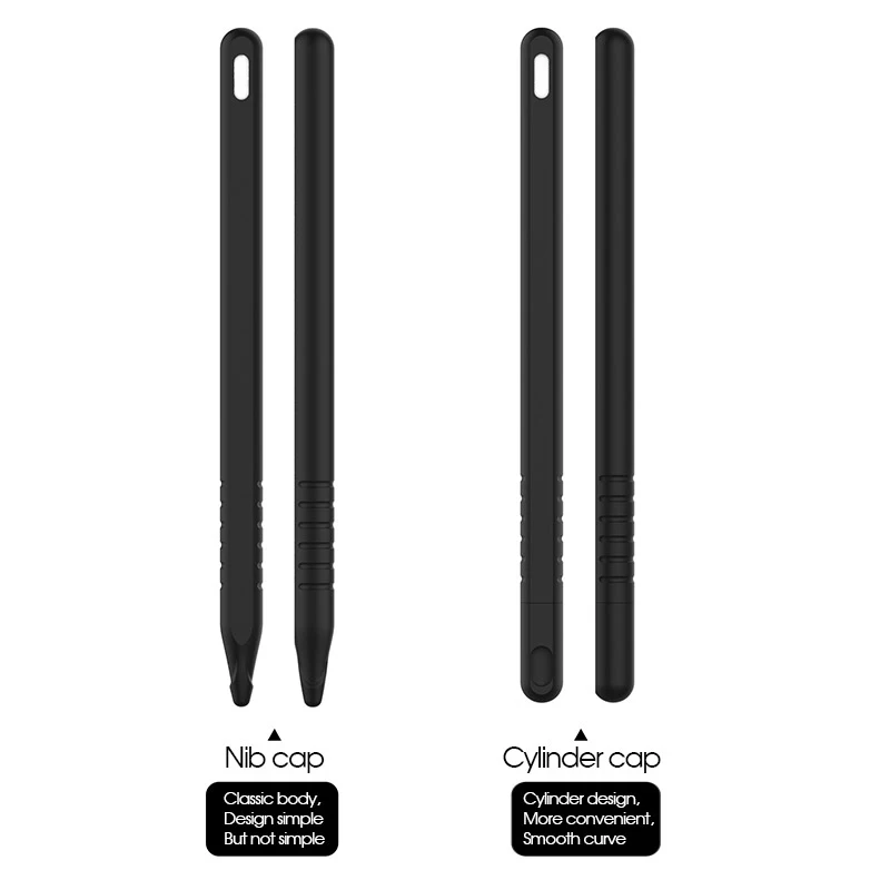

Мягкий силиконовый чехол для Apple Pencil 2-го поколения, защитный чехол для iPad Pencil 2 с наконечником, защитный чехол для сенсорного стилуса