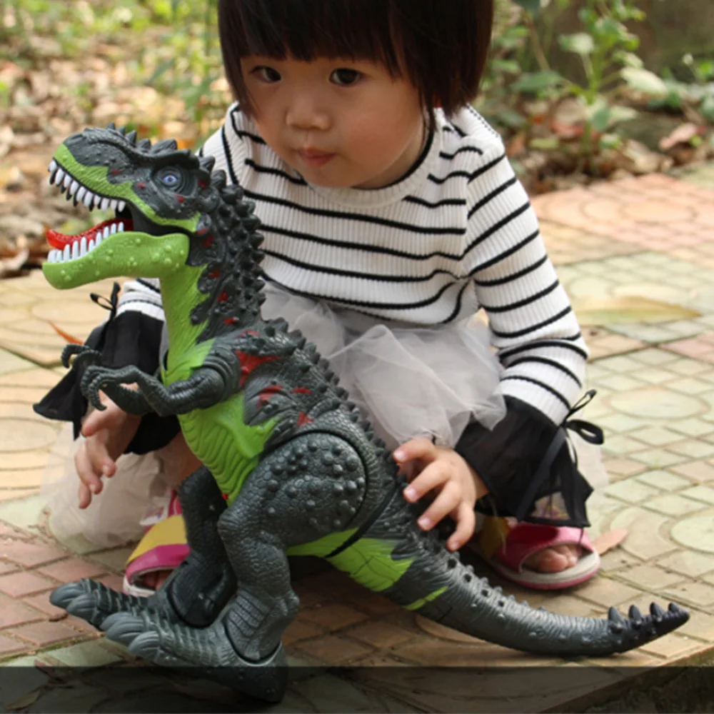 Электронный динозавр модель игрушка спрей укладка EggsTyrannosaurus Rex животных игрушки