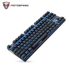Motospeed GK82 Mechanical Keyboard 87 Key Type-C 2.4 Wireless /Wired LED Backlight Gaming Keyboard  For Desktop Laptop Computer