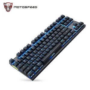 motospeed gk82 mechanical keyboard 87 key type c 2 4 wireless wired led backlight gaming keyboard for desktop laptop computer free global shipping