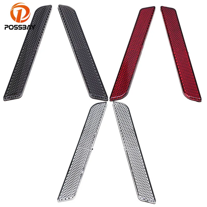 POSSBAY отражатели для мотоцикла Жесткая Сумка на седло крышки с защелкой