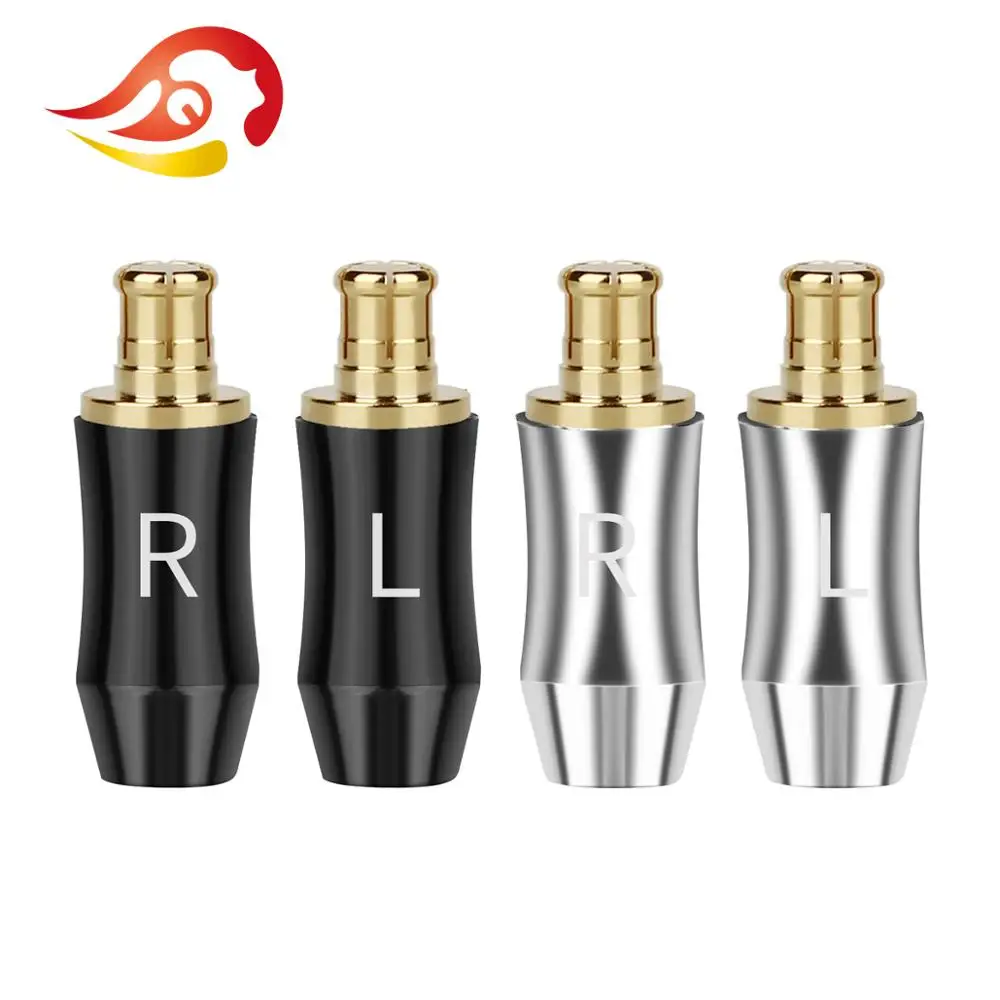 

QYFANG 1 пара контактов для наушников ATH-CKS1100 LS400 LS300 E40 E50 E70 HiFi металлический адаптер для гарнитуры штекер a2dc аудио разъем