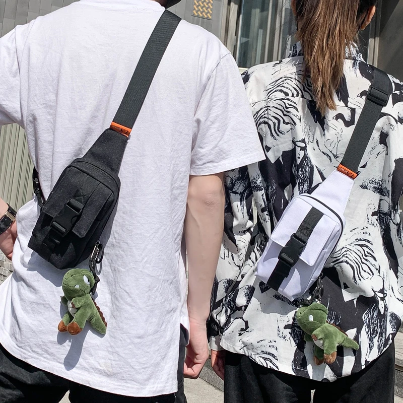 

Новая Оригинальная нагрудная сумка aizеly, модная сумка-мессенджер для пары, сумка для телефона, японская Повседневная поясная сумка, женская ...