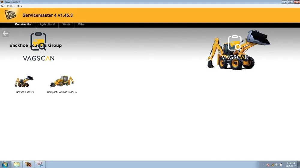 Конструкция ServiceMaster 4 V1.45.3 + лицензионный ключ для экскаваторного оборудования JCB |