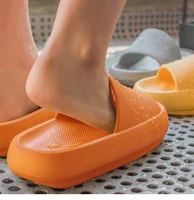 women summer fashion slippers slide sandals beach high heels shower thick soft sole men boys girl bathroom anti slip shoes 191c