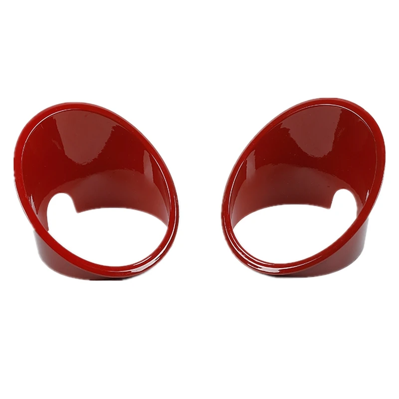 

NEW-Car Front Fog Light Lamp Decoration Cover Trim ABS for Dodge Challenger 2009-2014 Accessories