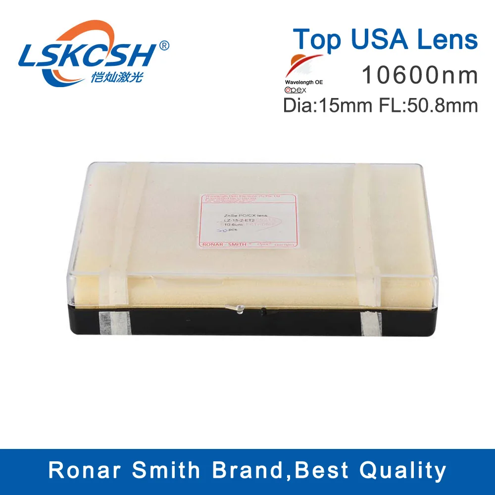 LSKCSH лазерный фокус 5 шт./лот фокусное расстояние 15 50 8 мм Trotec speedy 100/GCC CO2|Сварочные