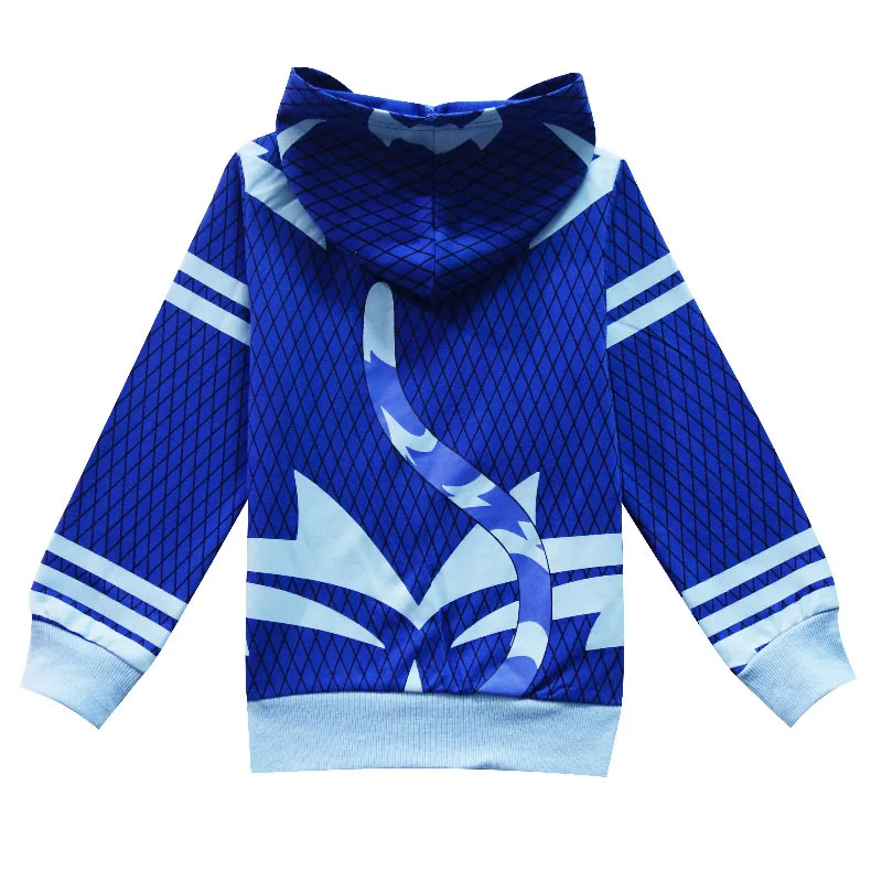 Детская толстовка Пижама костюм для косплея на Хэллоуин с маской кошки Гекко