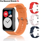 Ремешок сменный силиконовый для Huawei Watch Fit, элегантный браслет для Huawei Watch Fit