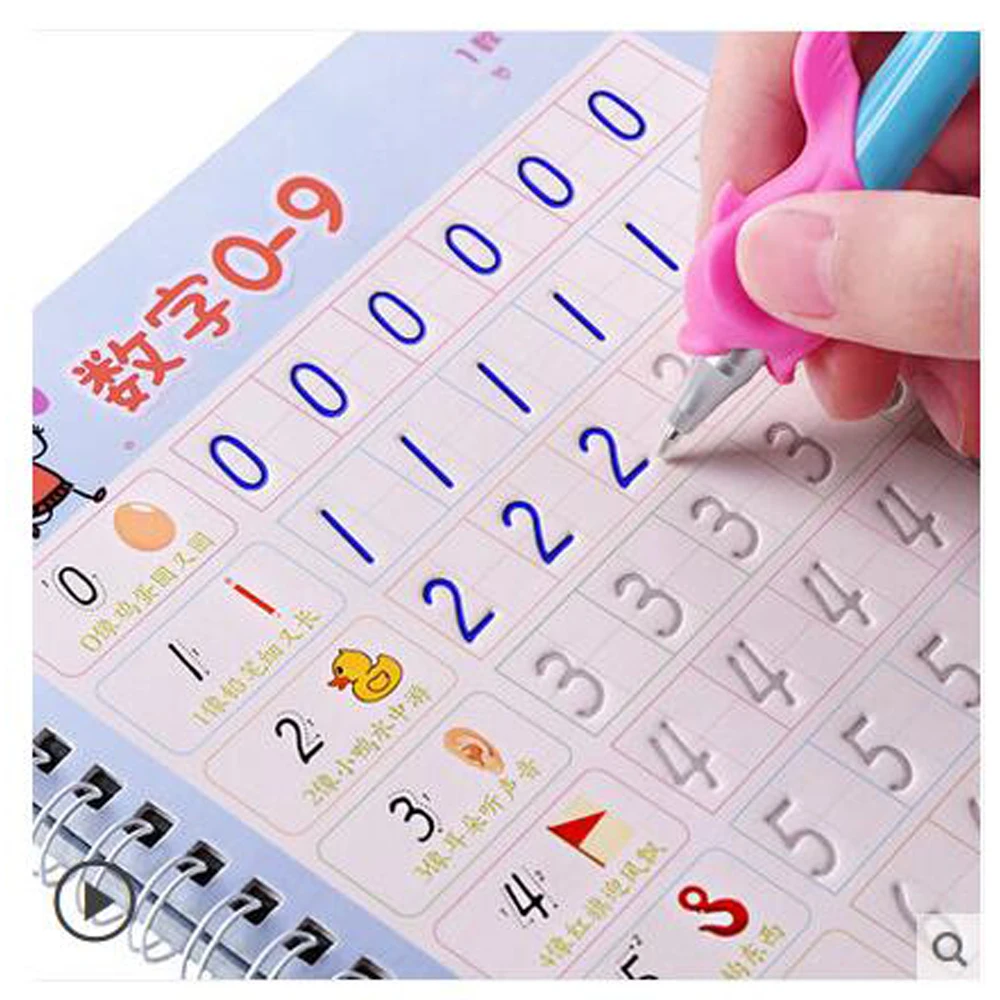 Бесплатная доставка детский Дошкольный китайский тетрадь для детей и