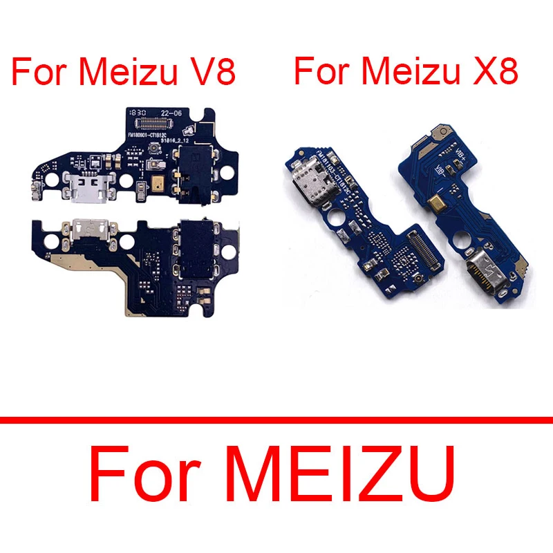 Плата с зарядным портом для зарядного устройства Meizu V8 USB-разъем микрофоном