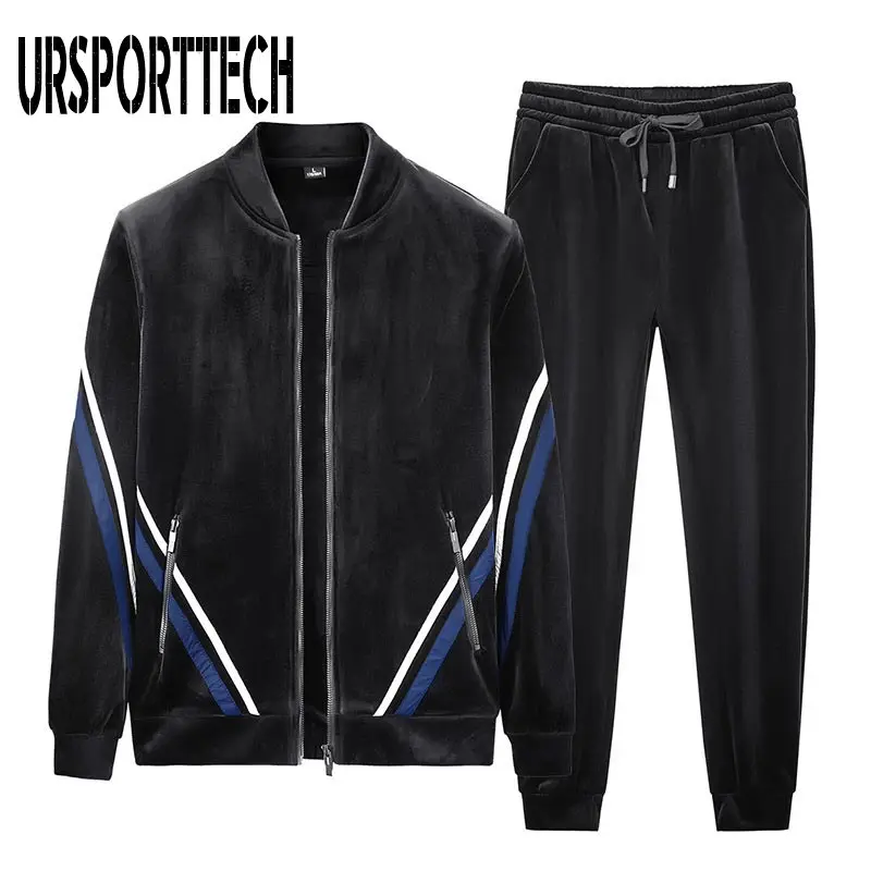 Осенне-зимний спортивный костюм мужские комплекты из 2 предметов мужской верхняя
