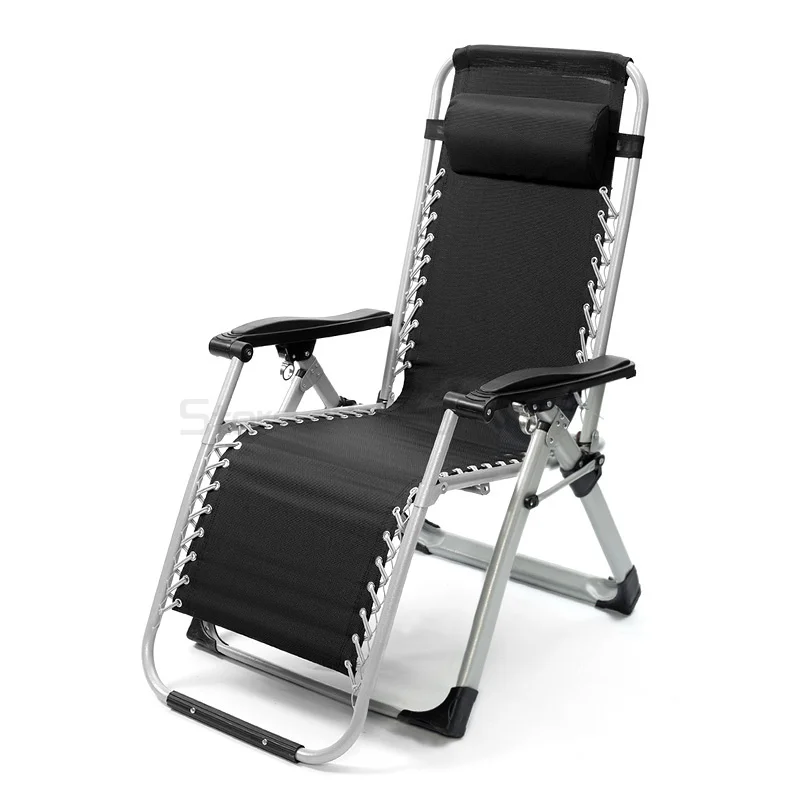 

Folding recliner lunch break chair backrest lazy leisure beach chair household leisure chair