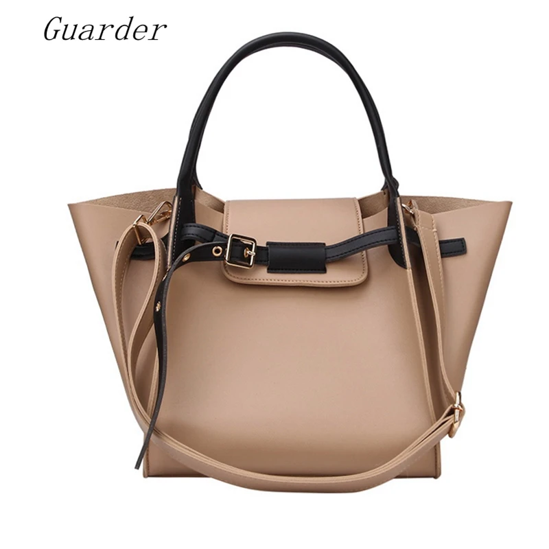 Сумка Guarder из искусственной кожи одноцветная сумка для женщин Большая
