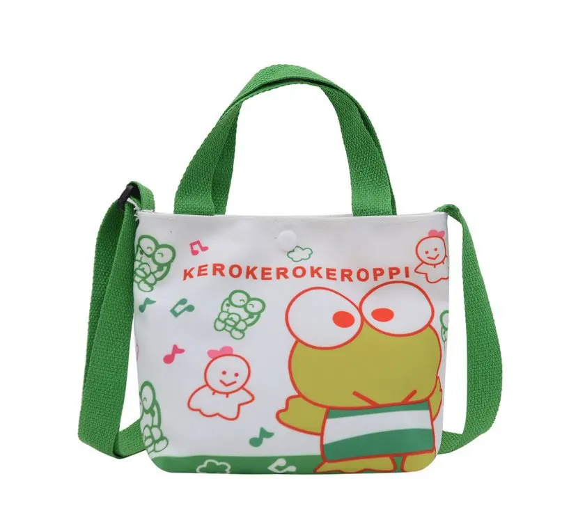 

Children's Bags Fashion Foreign Style Portable Cartoon Canvas Bag 2021 Summer New Cute Casual Anime Messenger Bag