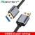 Суперскоростной USB 3.0 кабель типа A папа-USB A папа USB3.0 Удлинительный кабель для радиатора жесткого диска вебкамеры USB удлинитель - изображение
