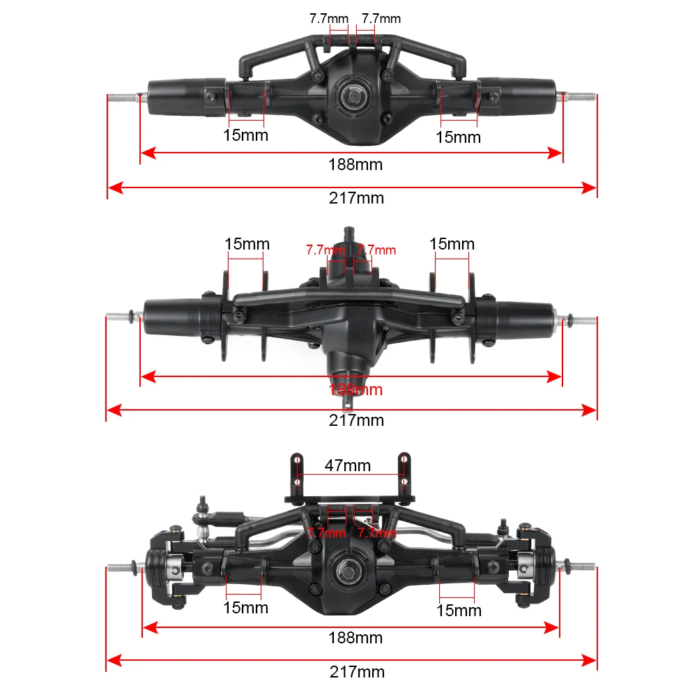 Ось AXSPEED для Axis SCX10 90021 90027 90028 1/10 RC |