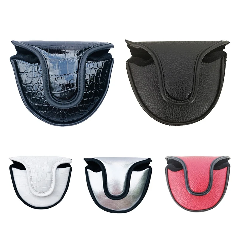 

Golf Putter Cover PU Leather Standard Size durable For Mallet Putters Golf Clubs Accessories