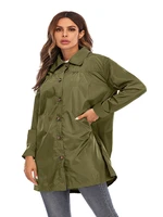 womens waterproof outdoor hooded waterproof raincoat jacket
