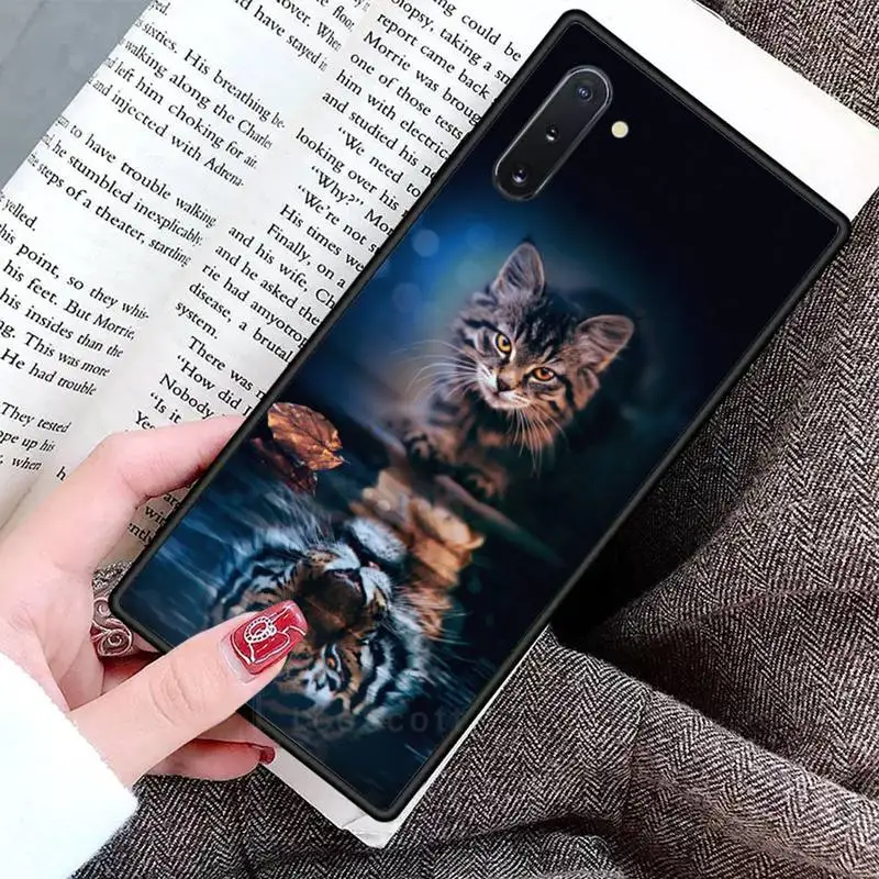 

Cat tiger dog lion Phone Case For Samsung Galaxy S8 S9 S10 Plus S10E Note 3 4 5 6 7 8 9 10 Pro Lite cover