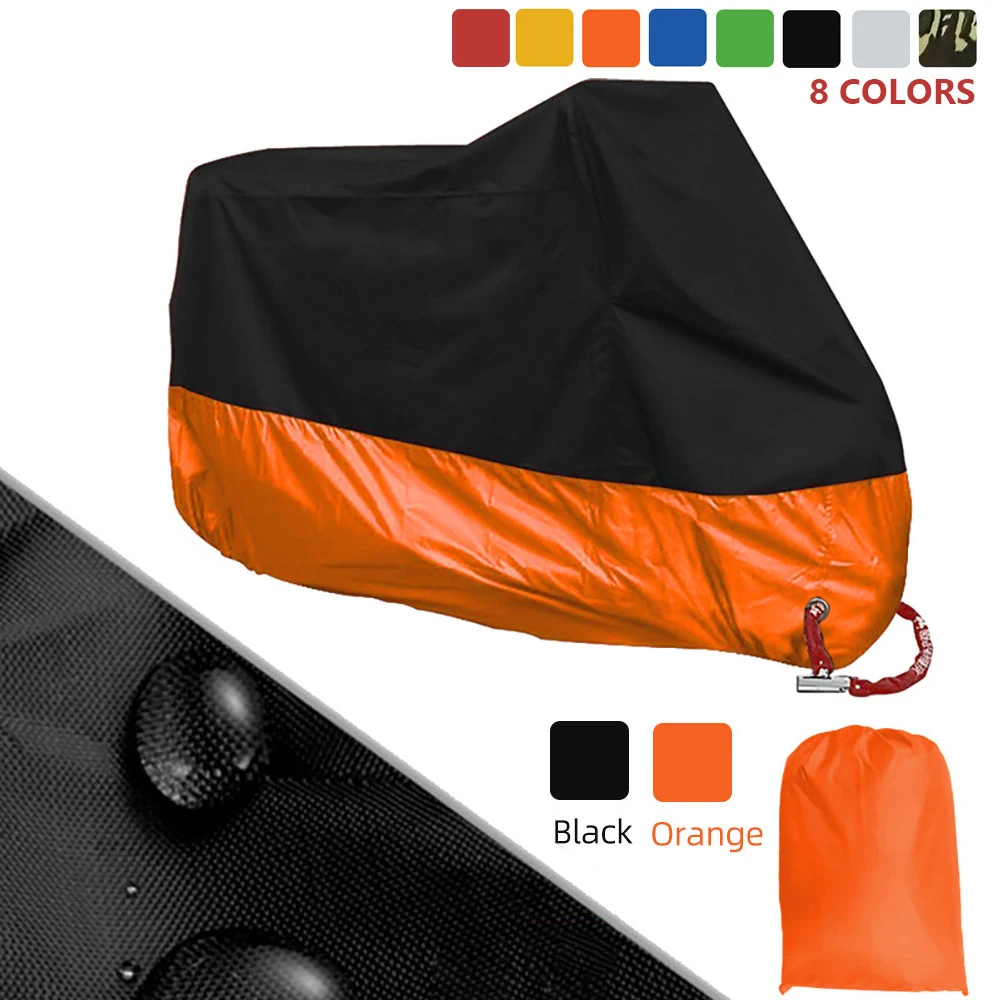 

Motorcycle Cover Universal Outdoor UV Scooter waterproof Rain Dustproof Cover For Honda cbr 600 f 650f 900 rr 250 r 500r 600rr