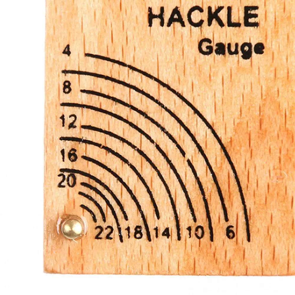 2 шт. деревянные мушек Плюмаж ДАТЧИК Инструмент Крючки линейка датчик 76*25 мм для Fly