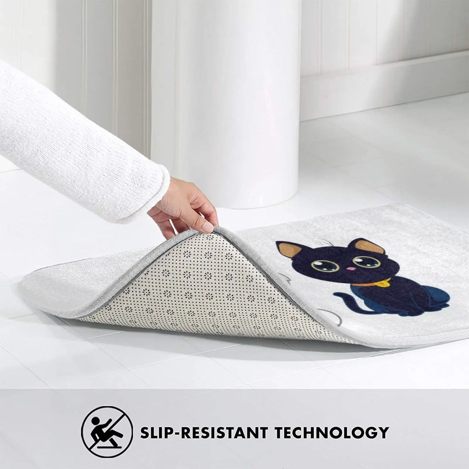 Самые милые и красивые Маленькие кошки. Коврик ковер анти-скольжение Спальня
