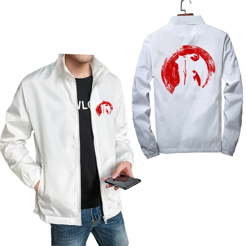 Мужская демисезонная ветровка с длинным рукавом в стиле Харадзюку | одежда