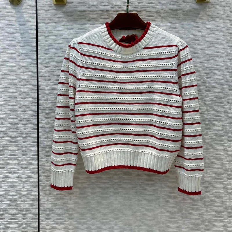 

Sweater Women Knitted Ribbed Pullover Sweater 2021 Spring Summer Long Sleeve Jumper Soft Pull Femme