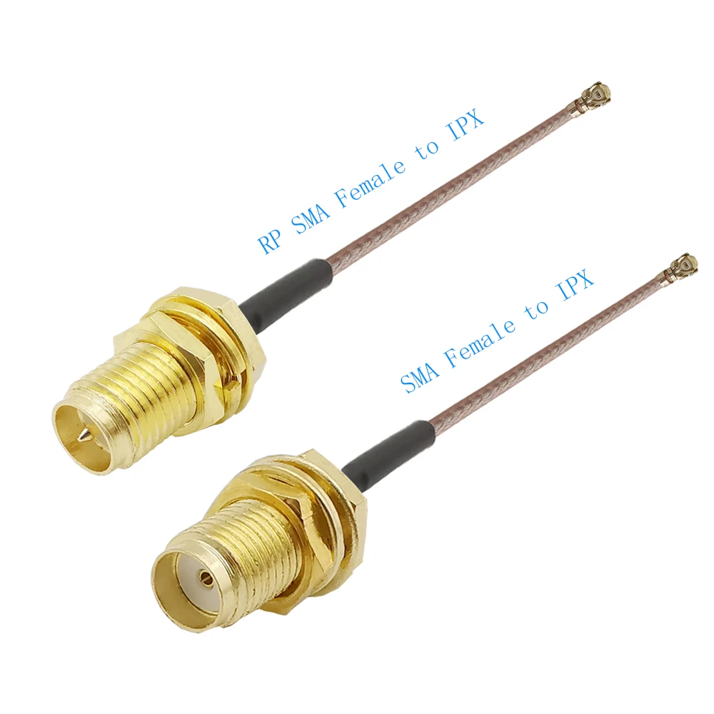 Переходник IPX-RP SMA/SMA с женским отрезом внешний диаметр от U.FL MHF4 IPX IPEX 1 13 0 81 RG178