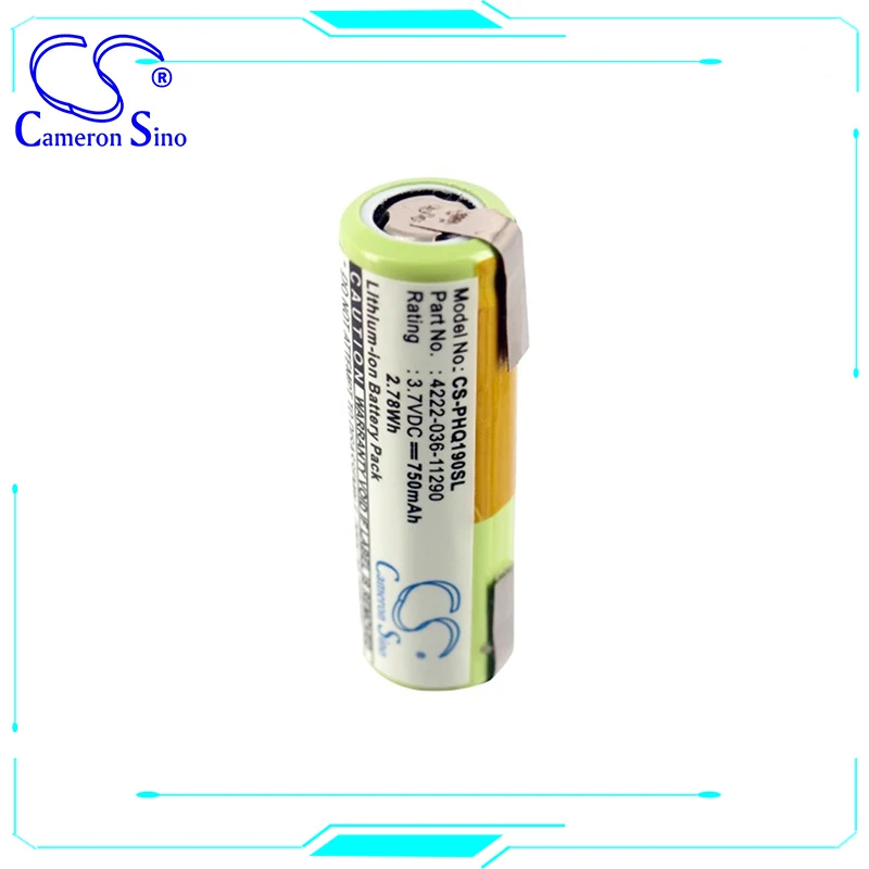 Литий ионный аккумулятор Cameron Sino 3 7 в 750 мАч для Arcitec бритва PT920/21 RQ1060 RQ1090 RQ1250