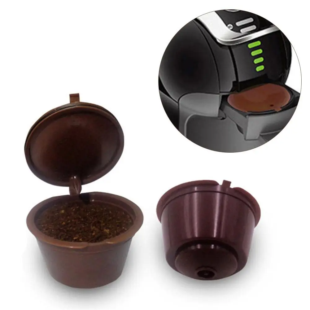 5 шт. Dolce Gusto Кофе Капсула для повторного использования кофе капсульные фильтры для кофемашины Nespresso, с ложка-кисточка Кухня аксессуары