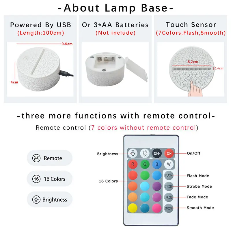 

APP16 Color Anime 3d Night Light for Bedroom Decoration Children's Birthday Gifts Mushroom Night Light Night Lights