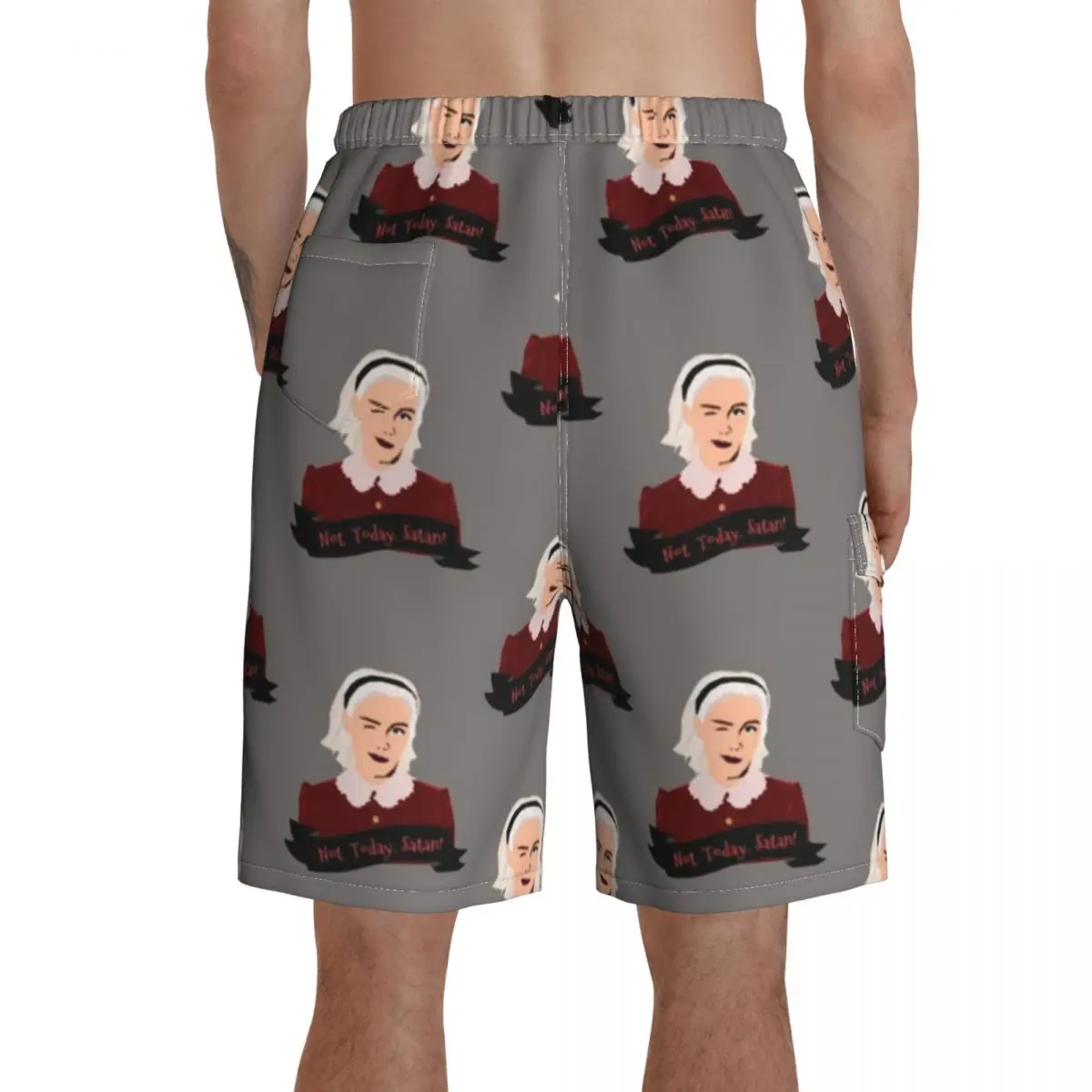 

Teenage Board Shorts Men Bathing Swimming Trunks Polyester Funny Swim Trunks