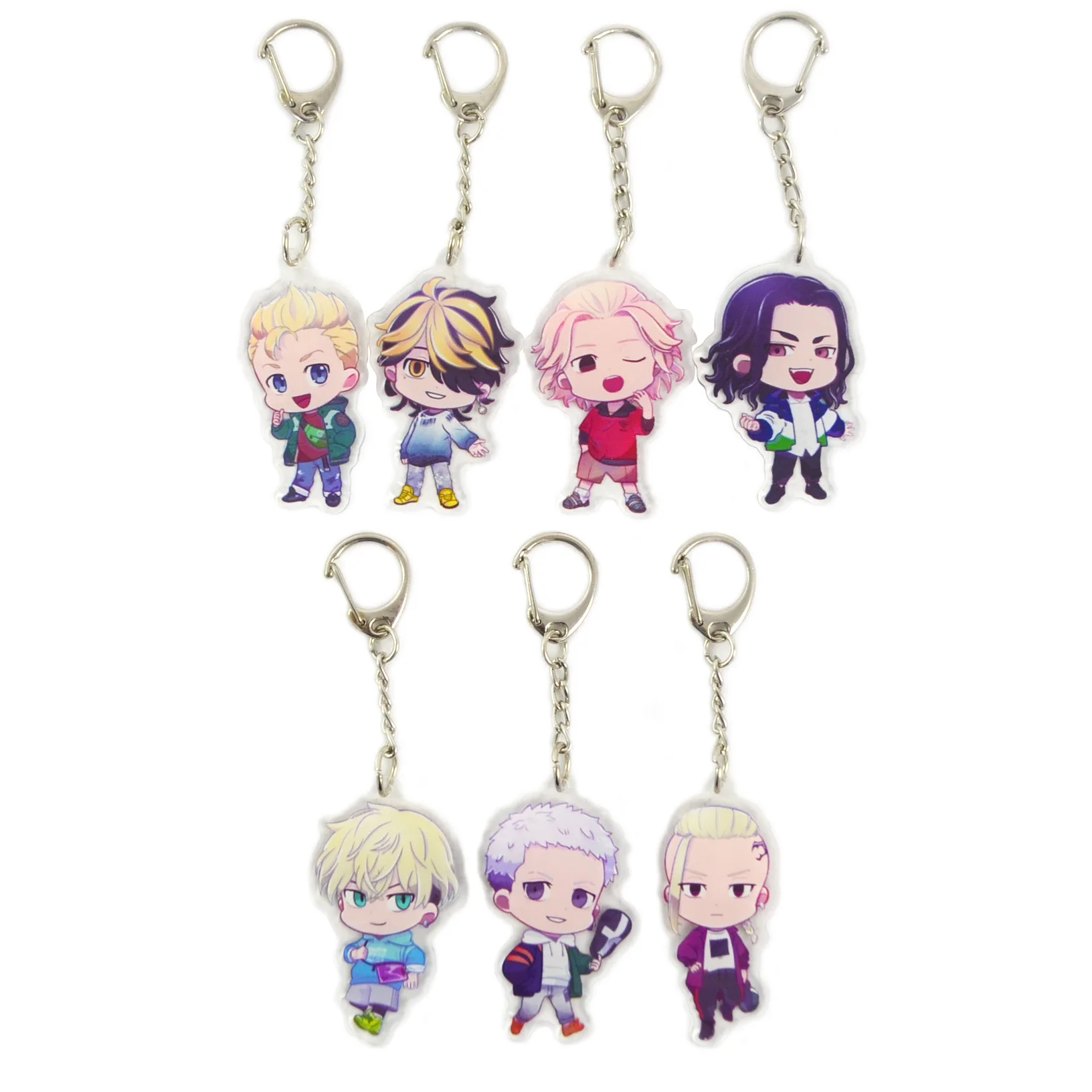 

HANGZHI 2021 New Tokyo Avengers Acrylic Animation Game Peripheral Two-dimensional Epoxy Keychain Backpack Pendant Gift