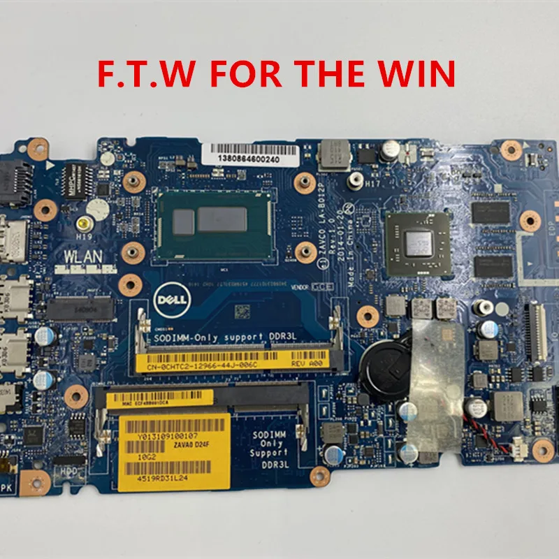 Kaufen FV11Y MB FÜR Para Dell Laptop Motherboard 5447 5442 5542 5547 CPU I7-4510U LA-B012P 100% Probado
