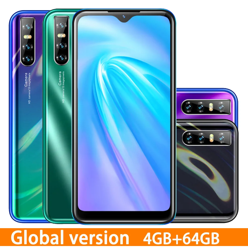 M30 глобальная версия смартфона Android 7 4 Гб RAM + 64GBROM MTK6580 ядра 13MP мобильных телефонов 6