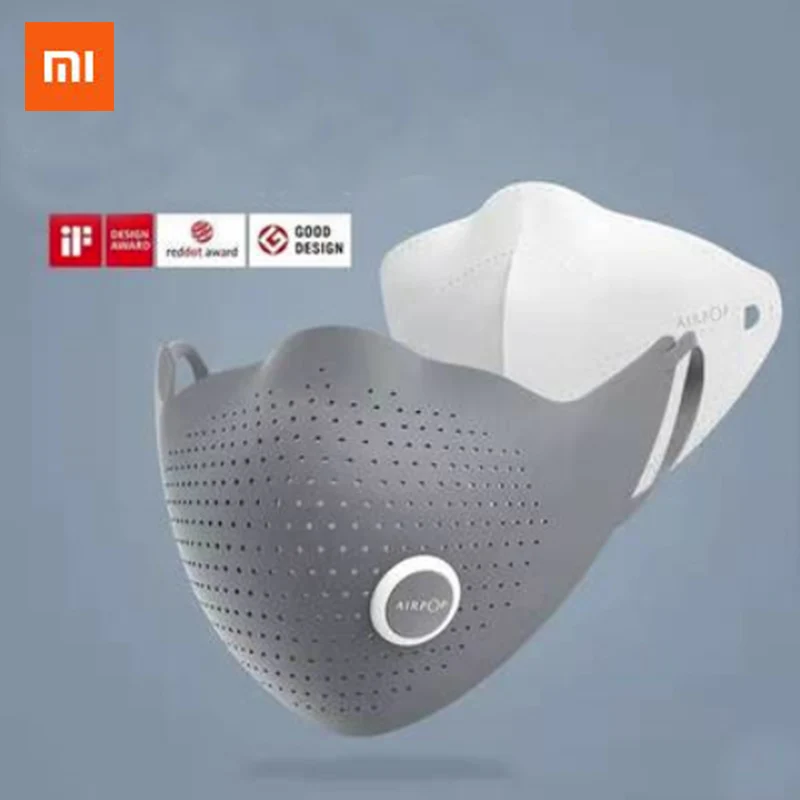 Xiaomi Mijia Airpop антидымчатая маска двойная защитная моющаяся Предотвращающая туман