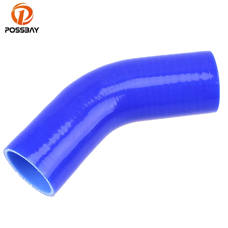 Силиконовый шланг POSSBAY 45 градусов 38/51/57/60/63/70/76/80/83 мм 1 5 3 дюйма|silicone hose pipe|intake tubeturbo