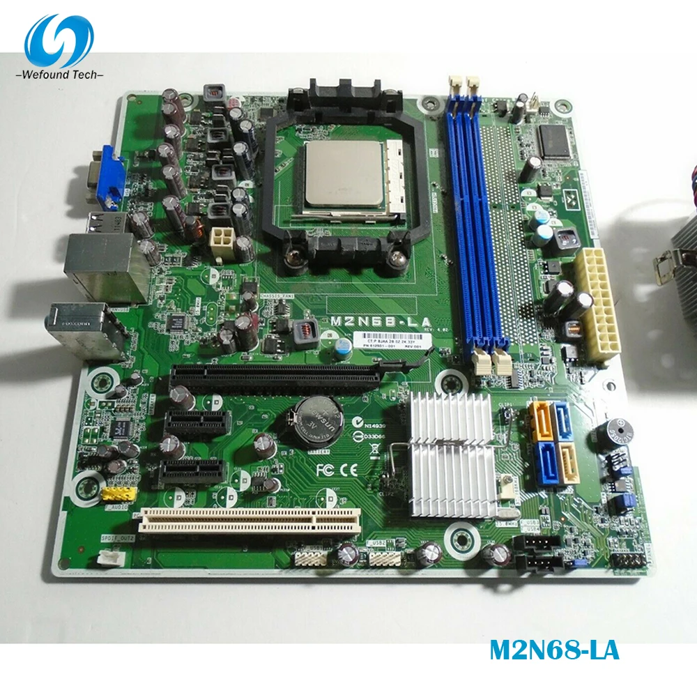 

100% Working Desktop Motherboard for HP M2N68-LA AM3 DDR3 612502-001 570876-001 System Board Fully Tested